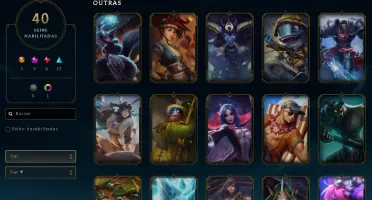 ✅Conta Riot Ouro com 2 skins prestigio LOL + armas Valorant✅