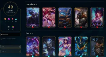 ✅Conta Riot Ouro com 2 skins prestigio LOL + armas Valorant✅