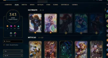Vendo Conta Borda Platina League of Legends