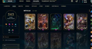 Vendo Conta Borda Platina League of Legends