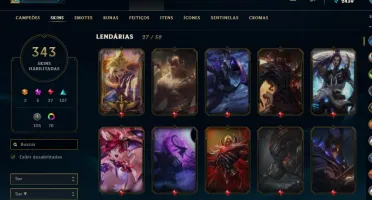 Vendo Conta Borda Platina League of Legends