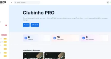 CLUBINHO PRO - Área de membros em PHP para produtos digitais