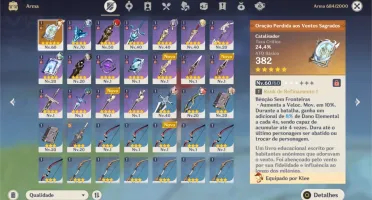 CONTA COM EULA C1 + KLEE + DILUC + KEQING - Rank 37