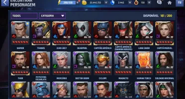 Conta Marvel future Fight