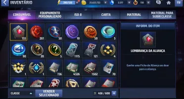 Conta Marvel future Fight