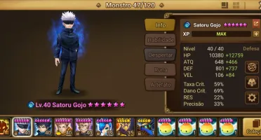 Conta do Summoners War Lev 18