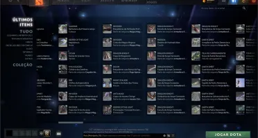 Conta dota 2 com 6,5k de MMR rank 800 com varios itens