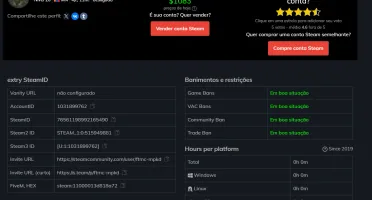 Acc Steam +100 Jogos Populares, Ac Csgo 3.600 Hrs (Venda Ur)