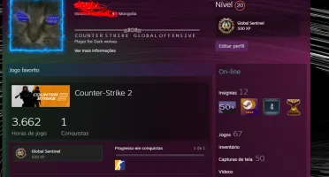 Acc Steam +100 Jogos Populares, Ac Csgo 3.600 Hrs (Venda Ur)