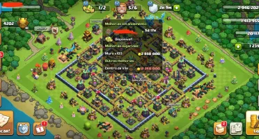 Conta 3 em 1: brawl, clash of clans e squad busters