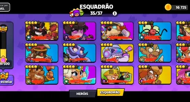 Conta 3 em 1: brawl, clash of clans e squad busters