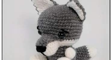 Receita em PDF - Cachorro Dog Wolf Amigurumi
