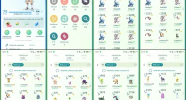 Pokémon Go LVL 70 | 18 Shundos | 200 Shinys |