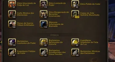 Conta com BFA, montarias e conquistas raras