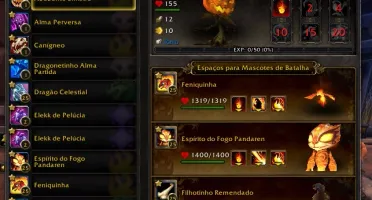 Conta com BFA, montarias e conquistas raras
