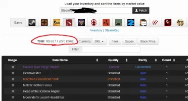 CONTA ANCIENT 3950 MMR + ITENS IMORTAIS /SETS leia descrição