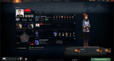 CONTA ANCIENT 3950 MMR + ITENS IMORTAIS /SETS leia descrição