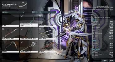 Conta Warframe/3000 platinas/maestria 13/