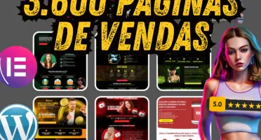 3.600 Páginas de Vendas Editáveis no Elementor