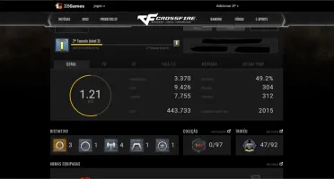 Conta de CrossFire AL Baratinha e com armas Boas
