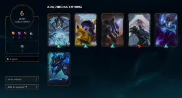 Conta LoL nova Plat 1 flex/prata 2 solo/duo bom mmr