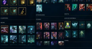 Conta Lol Challenger Flex/Mestre soloq Handlvl Season 4
