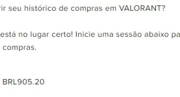 Conta de valorant 900 reais gastos