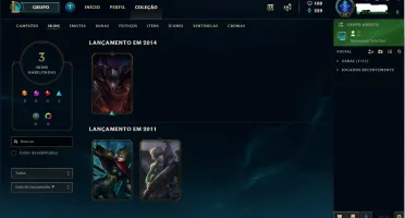 CONTA LOL DIAMANTE 3 | TOP 100 RIVEN BR