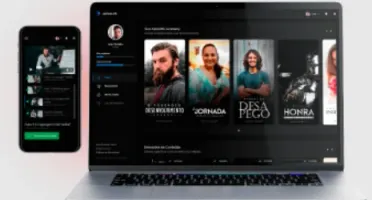 Área de membros no estilo “Netflix”