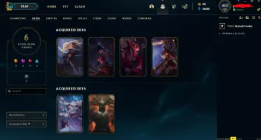 Conta de lol nível 31 para fazer de smurf (conta de 2015)