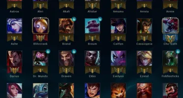 CONTA LOL - SEASON 3 - 105 CAMPEÕES - 79 SKINS / OURO II