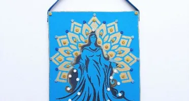 Quadro Mandala Iemanjá m