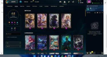 CONTA LEAGUE OF LEGENDS C/ BOM PREÇO