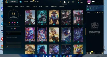 CONTA LEAGUE OF LEGENDS C/ BOM PREÇO