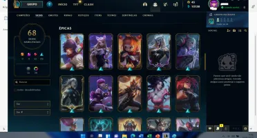 CONTA LEAGUE OF LEGENDS C/ BOM PREÇO
