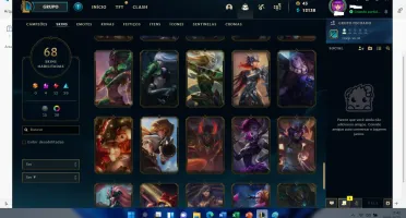 CONTA LEAGUE OF LEGENDS C/ BOM PREÇO