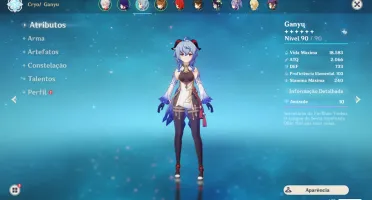 CONTA GENSHIN IMPACT ENDGAME AR56 12 PERSONAGENS 5*