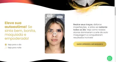 Site Curso de Maquiagem