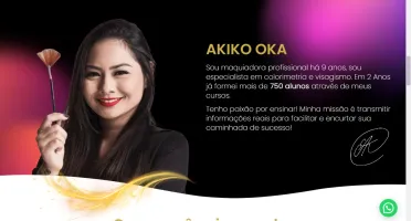 Site Curso de Maquiagem
