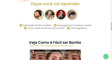 Site Curso de Maquiagem