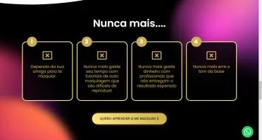 Site Curso de Maquiagem