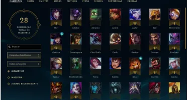 Vendo conta de League of Legends
