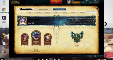 Vendo Conta LOL, PLAT 03/241 SKINS/122 champs/18 pgs d runas