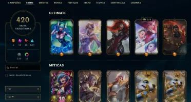 Conta Lol 420 Skins/ Valorant Araxys+Skins