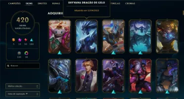 Conta Lol 420 Skins/ Valorant Araxys+Skins