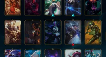 conta lol (lvl 124, 88 skins, 47 emotes, 155 icons)