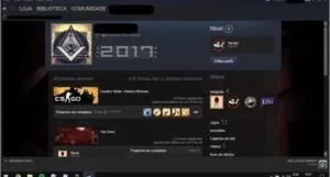 Conta Steam lvl 8