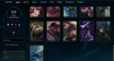Conta bronze 1 com 61 Champs e 20 Skins