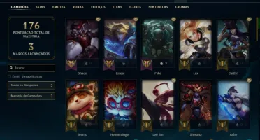 Conta bronze 1 com 61 Champs e 20 Skins