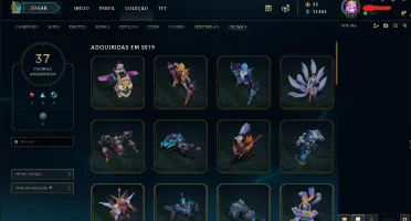 conta league of legends conta antiga lv311